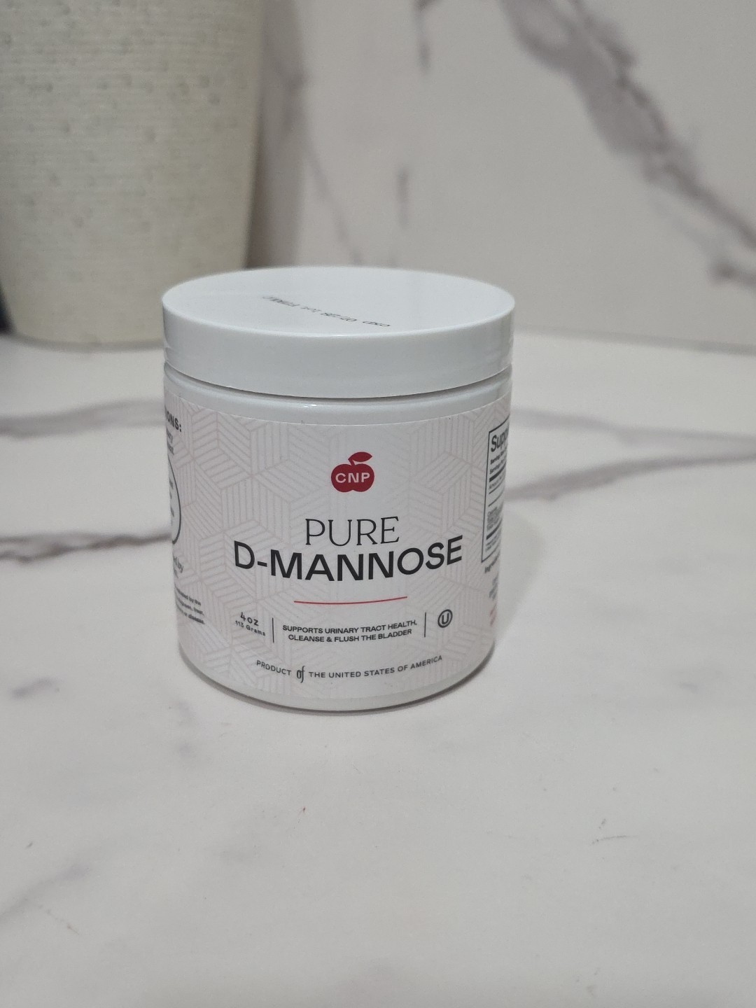 Pure D-Mannose Powder Supplement – D-Mannose 4oz ( 113g ) About 60 Servings for