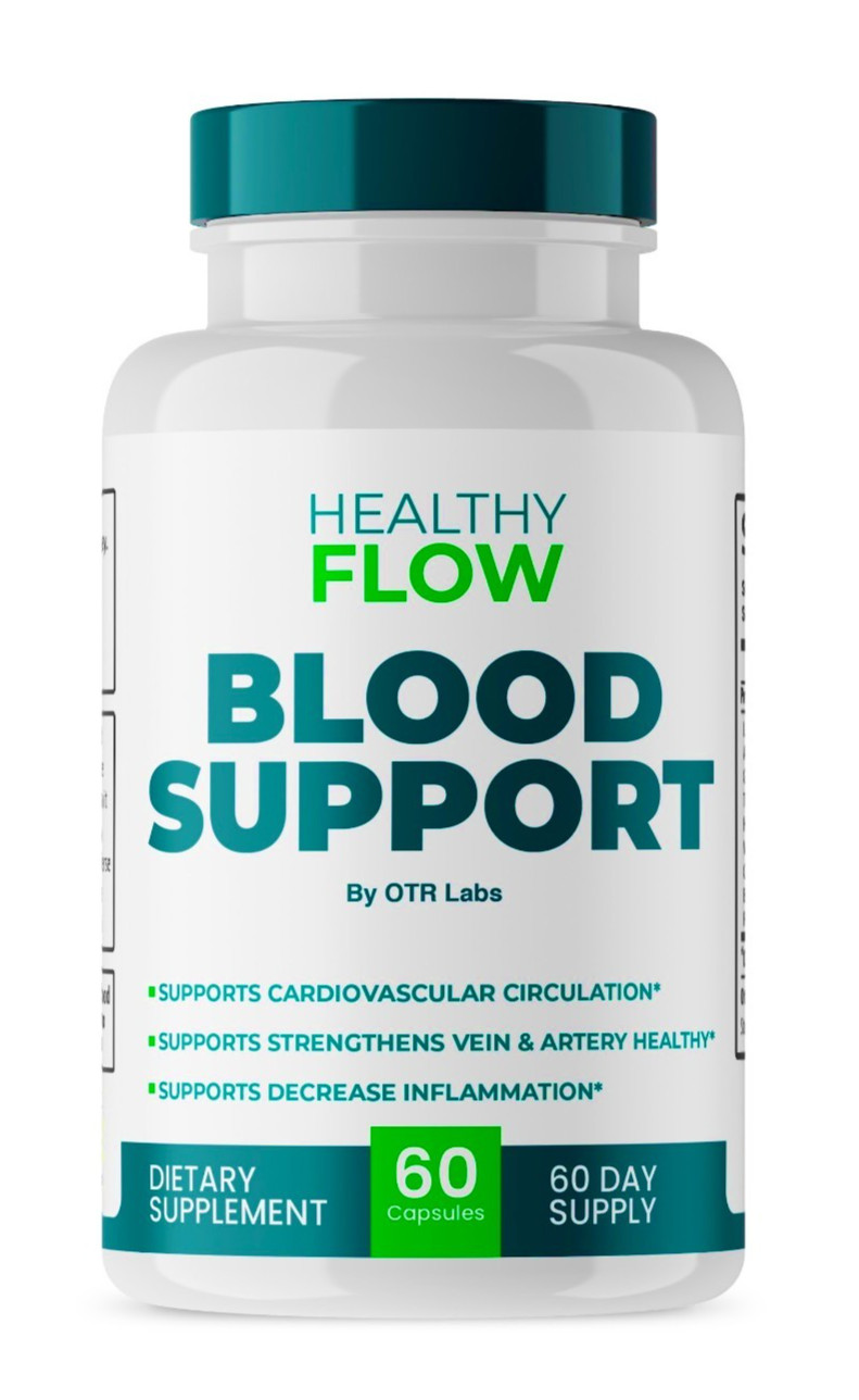 Healthy Flow Blood Support, Cardiovascular Circulation – 60 Capsules Genuine