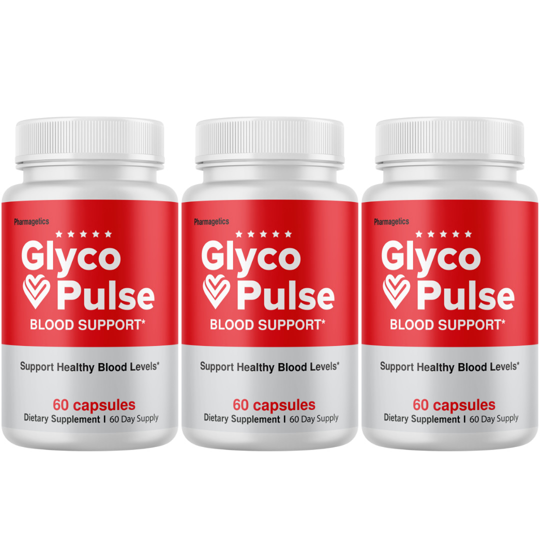 Glyco Pulse Blood Sugar Support Supplement Metabolism & Energy (3 Bottles)