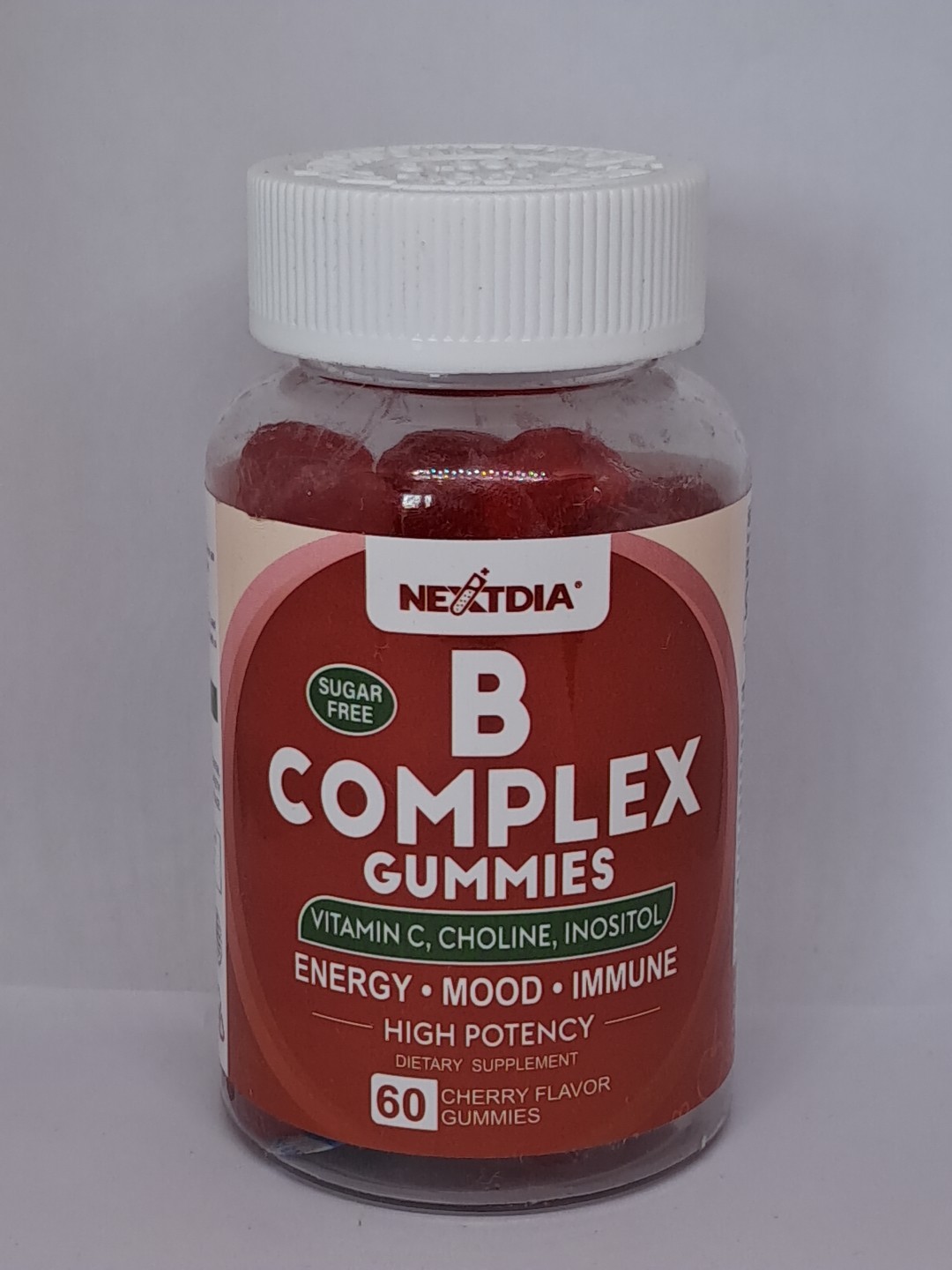 Nextdia B Complex Gummies 60ct Exp 11/2026