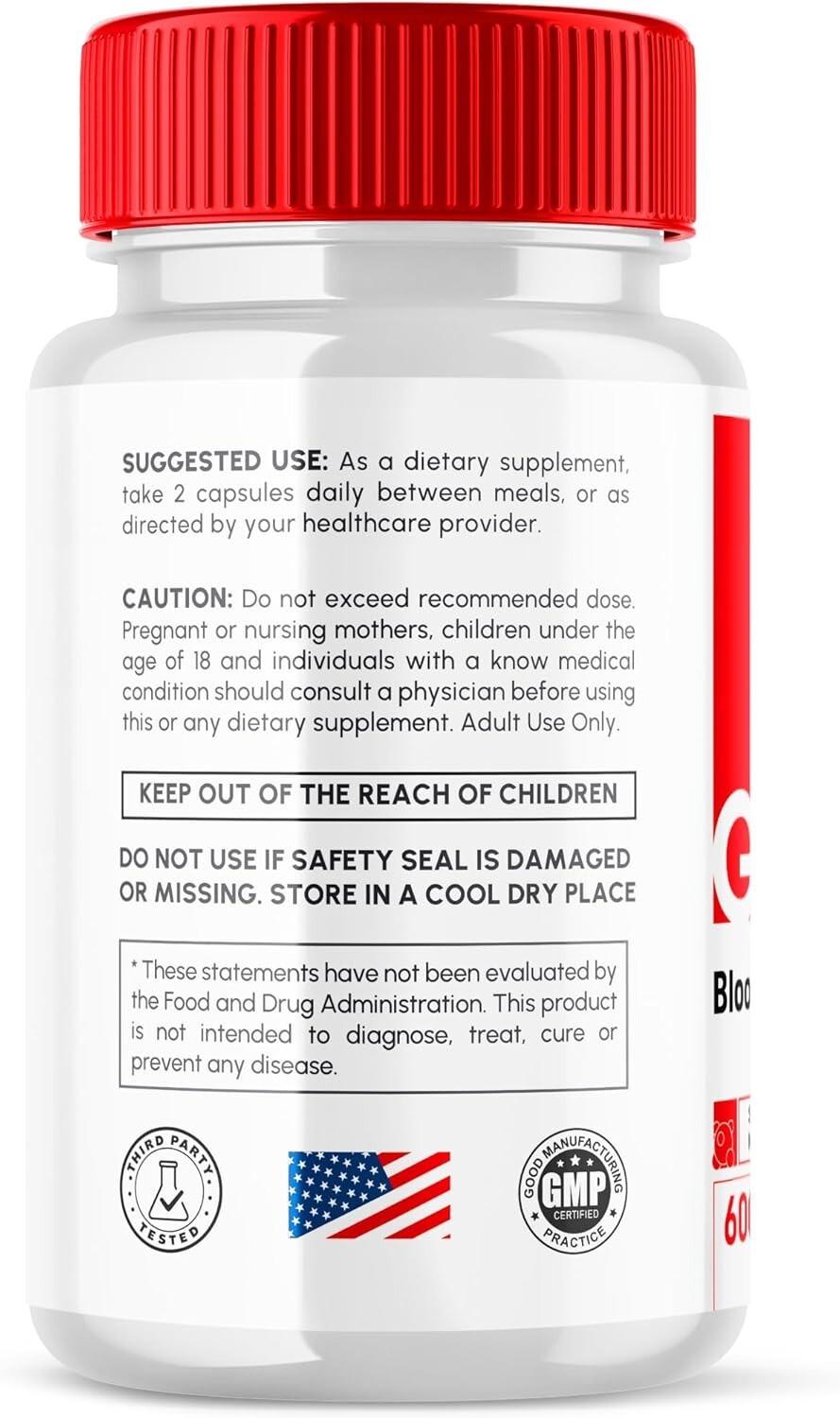 GlucoBio Advanced Blood Support Supplement – Official Extra Strength – 60ct.
