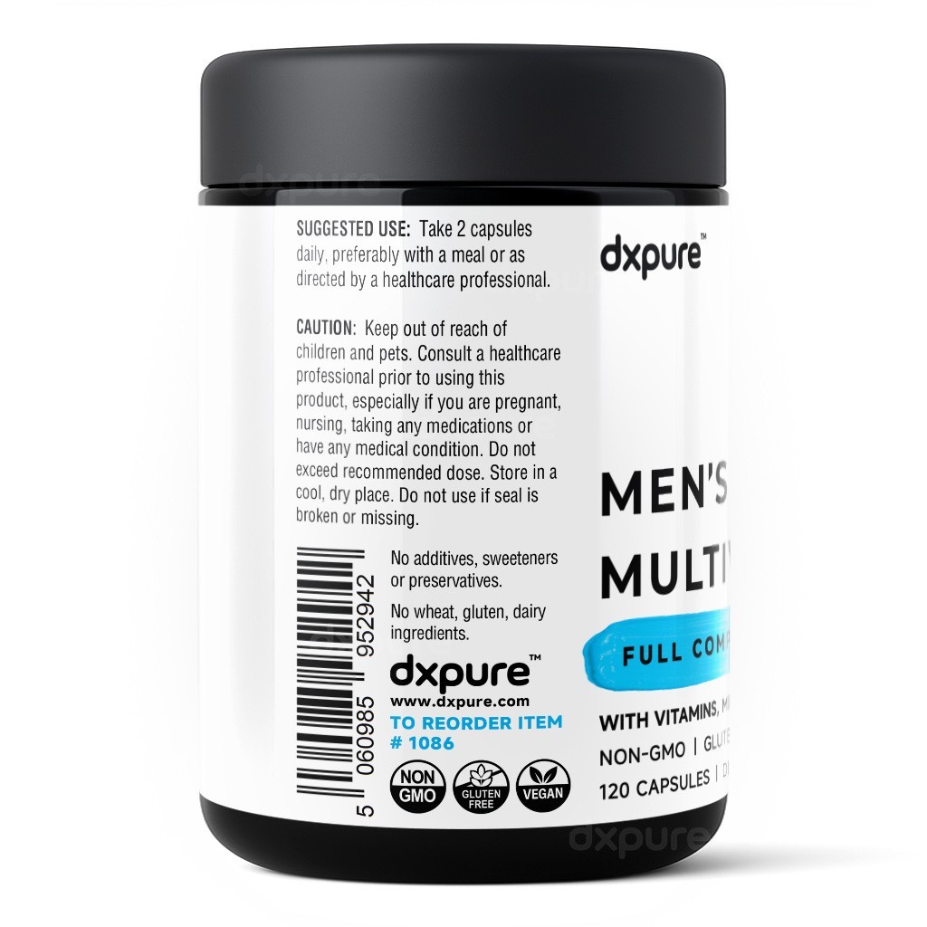 Men’s Multivitamin Essential Vitamins and Minerals – 120 Capsules