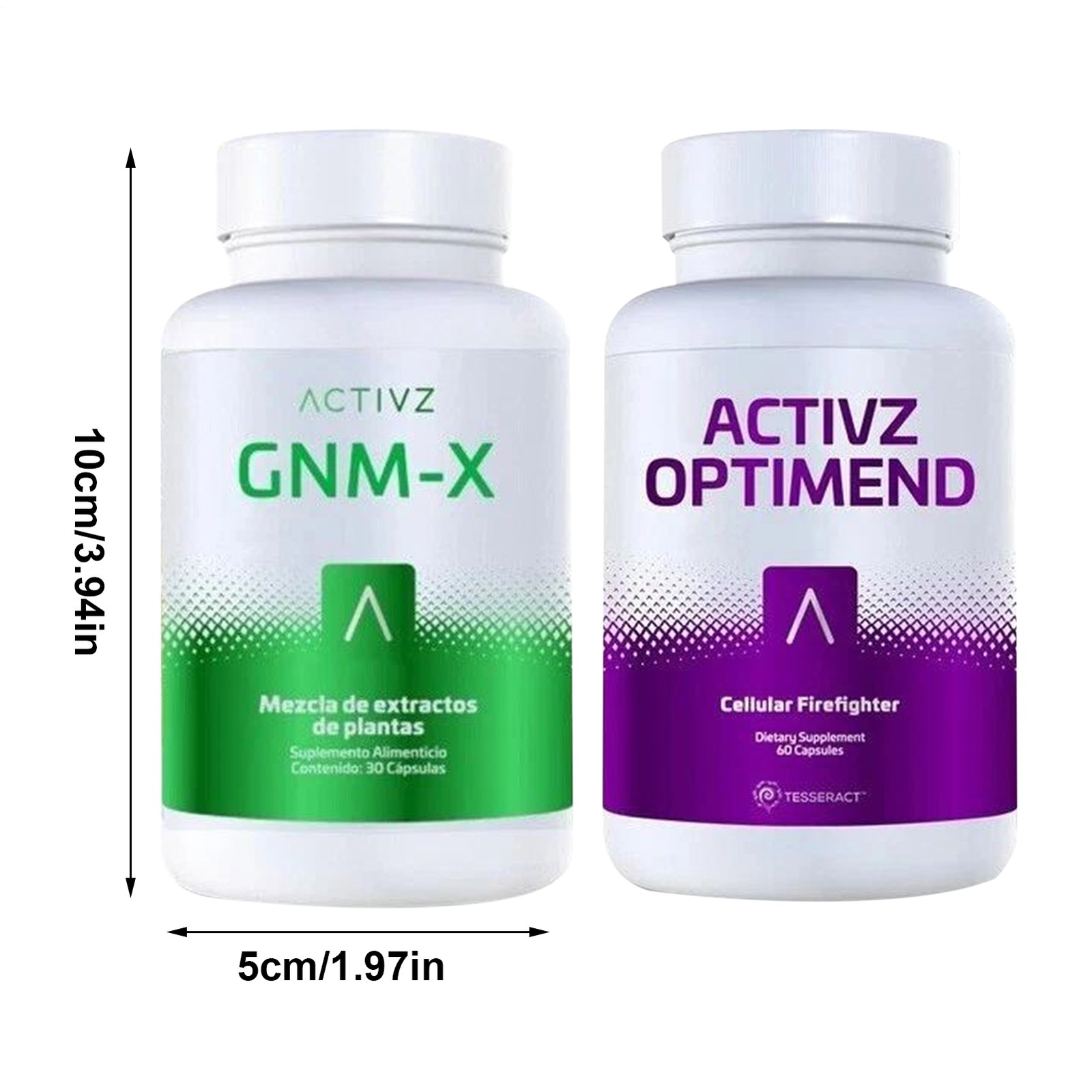 Activz Global 2 Bottles: 1 GNMX + 1 Active Supplement, Health Support Formula