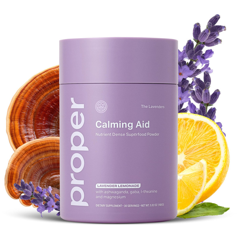 Proper The Lavenders Calming Aid. Magnesium Supplement Relaxation Drink Mix