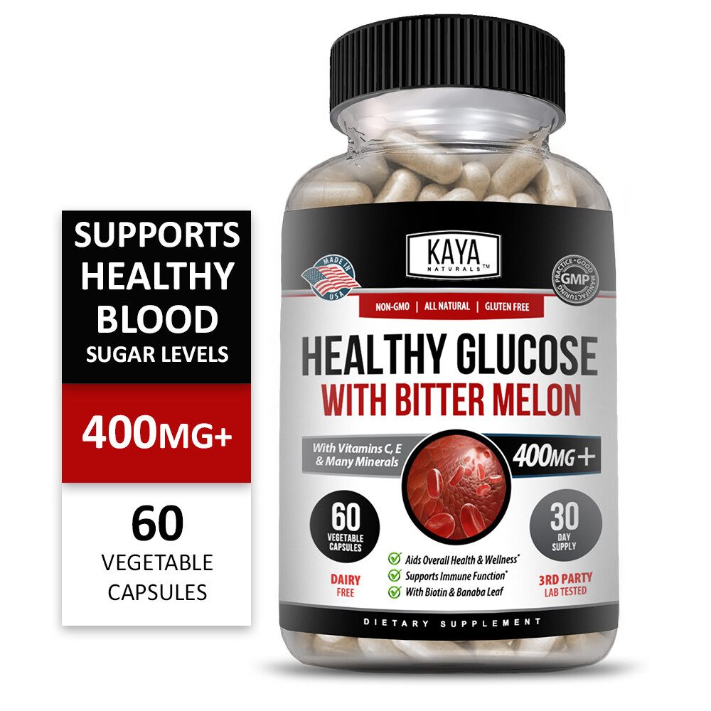 Healthy Glucose w/ Bitter Melon, Alpha Lipoic Acid, Cinnamon, Blood Support 60ct
