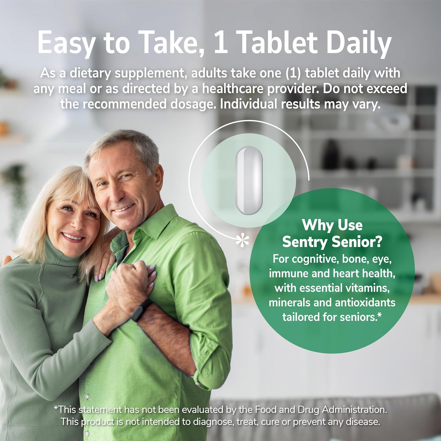 Sentry Senior Tablets, 265 Count