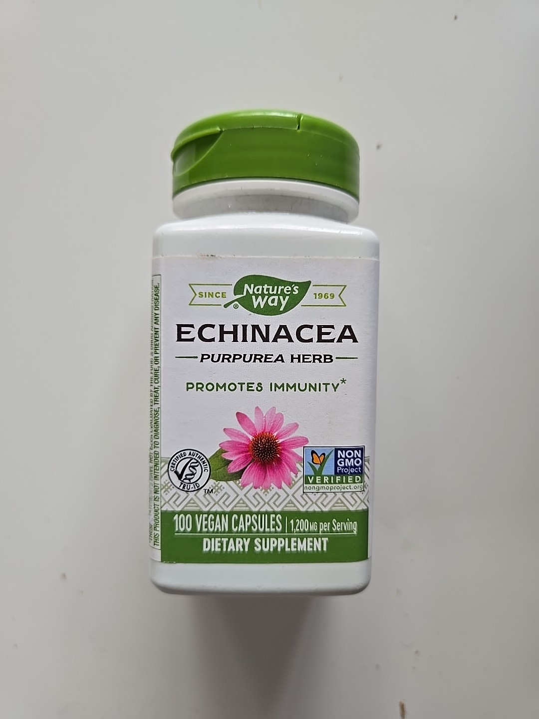 Nature’s Way Echinacea Vegan Capsules – 100 Count 11/2028