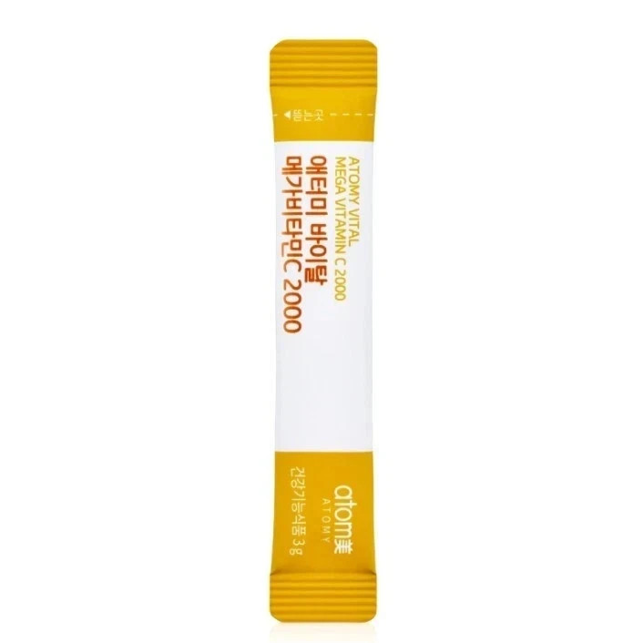 Atomy Vital Mega Vitamin C 2000 Powder Stick 90 Sachets x 3g Twin Pack 2 Boxes