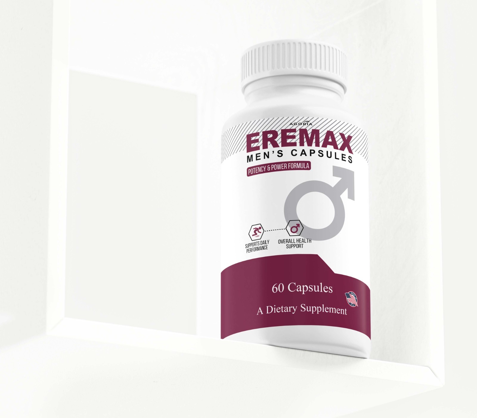 ( 3 Pack ) Eremax Capsules – Men’s Vitality & Performance Support Supplement