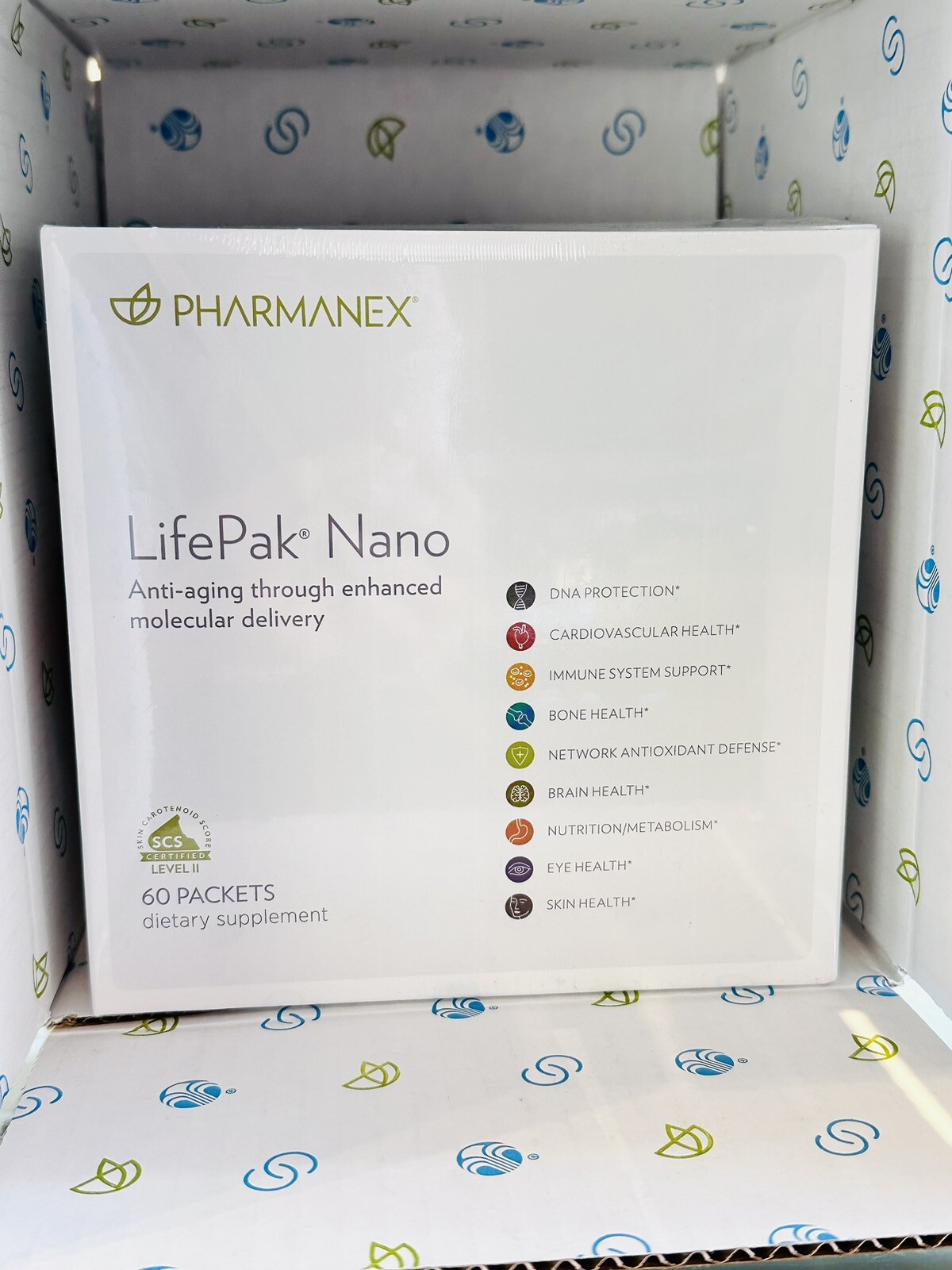 Nu Skin Nuskin Pharmanex LifePak Nano 60 packets Sealed Box Exp 01/27
