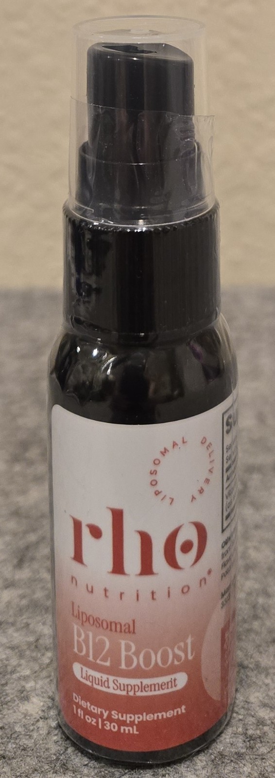 Rho Nutrition Liposomal Methy B12 Boost Exp 2/2028 1 fl oz