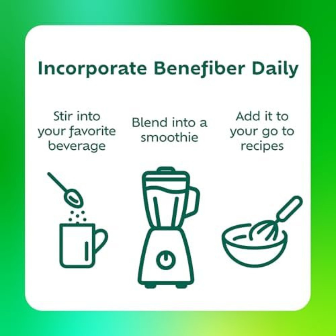 Benefiber Fiber Prebiotic Supplement Powder250 Teaspoons (17.6 Ounces