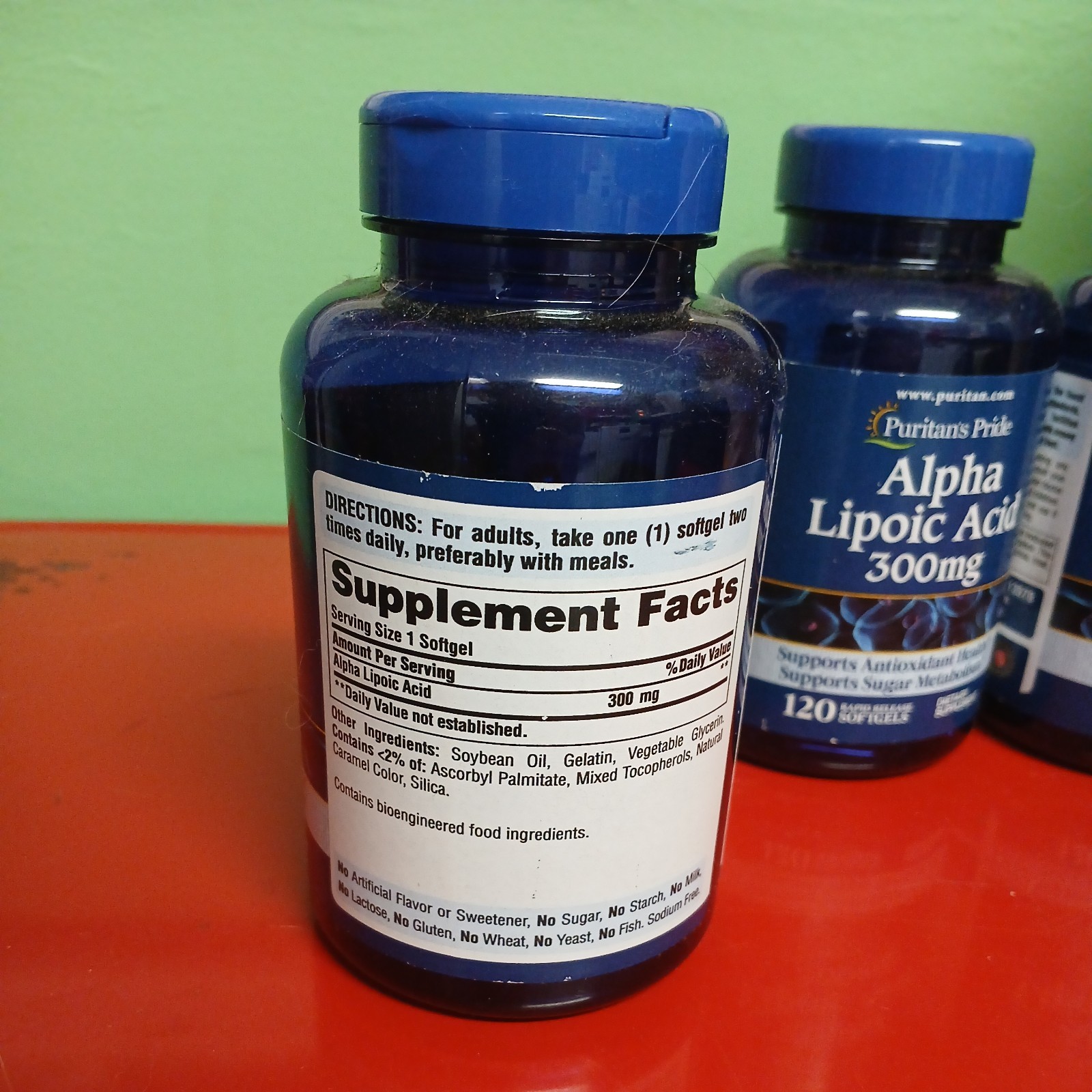 Puritan’s Pride Alpha Lipoic Acid 300 mg 120 SoftGels