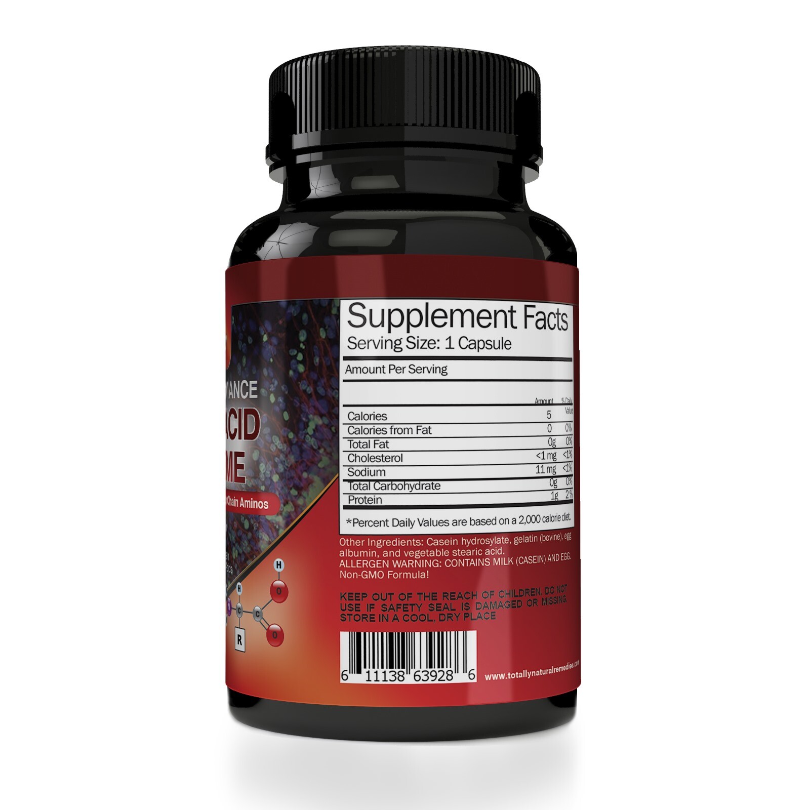 BCAA Amino Acid Muscle Growth Support Phytoceramides Skin Anti Aging Supplement