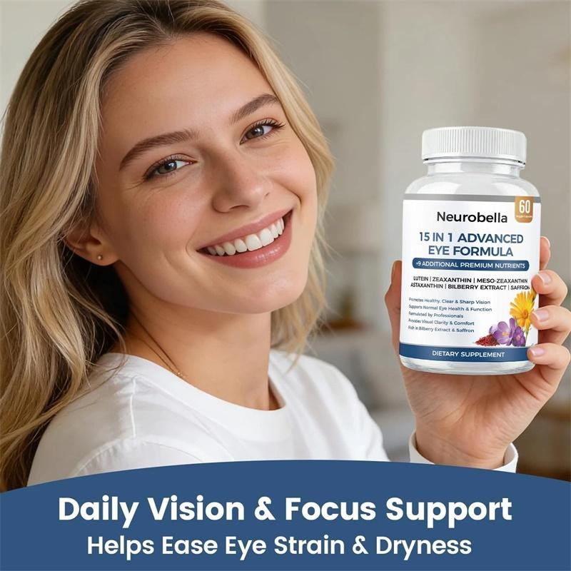 15 in 1 Advanced Eye Formula, Eye Vitamin plus Mineral Supplement