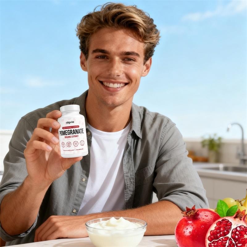 Alevia Pomegranate Caps Antioxidant Fruit Dietary Supplement For Women 60-Count
