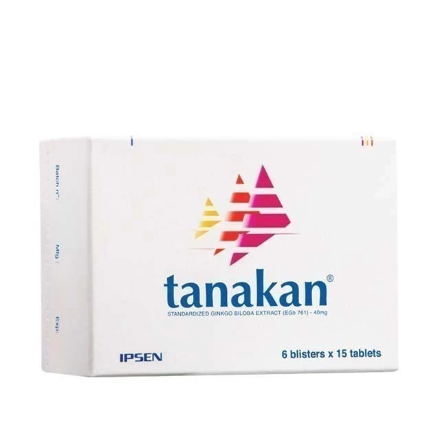 Tanakan 40mg X 90 Tablet Ginkgo Biloba Extract 100% ORIGINAL