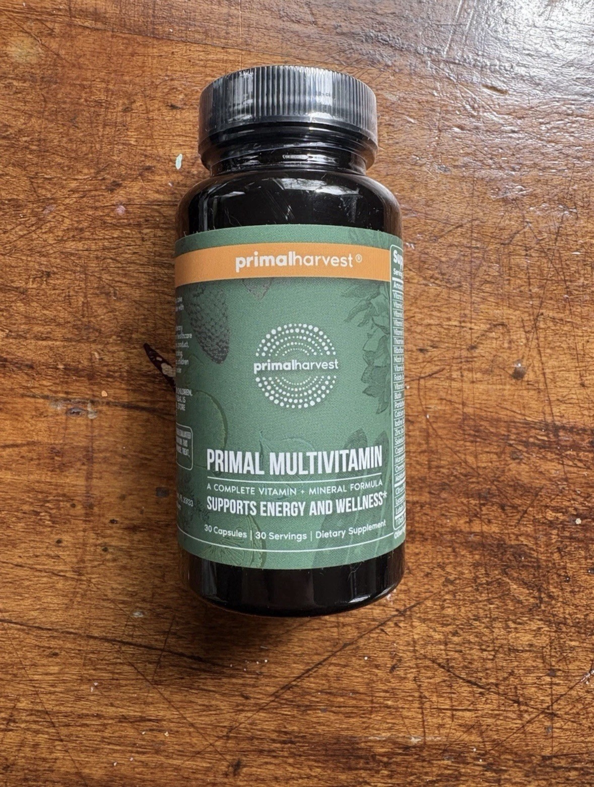 Primal Harvest Multivitamin Supplements for Men and Women, 30 Count
