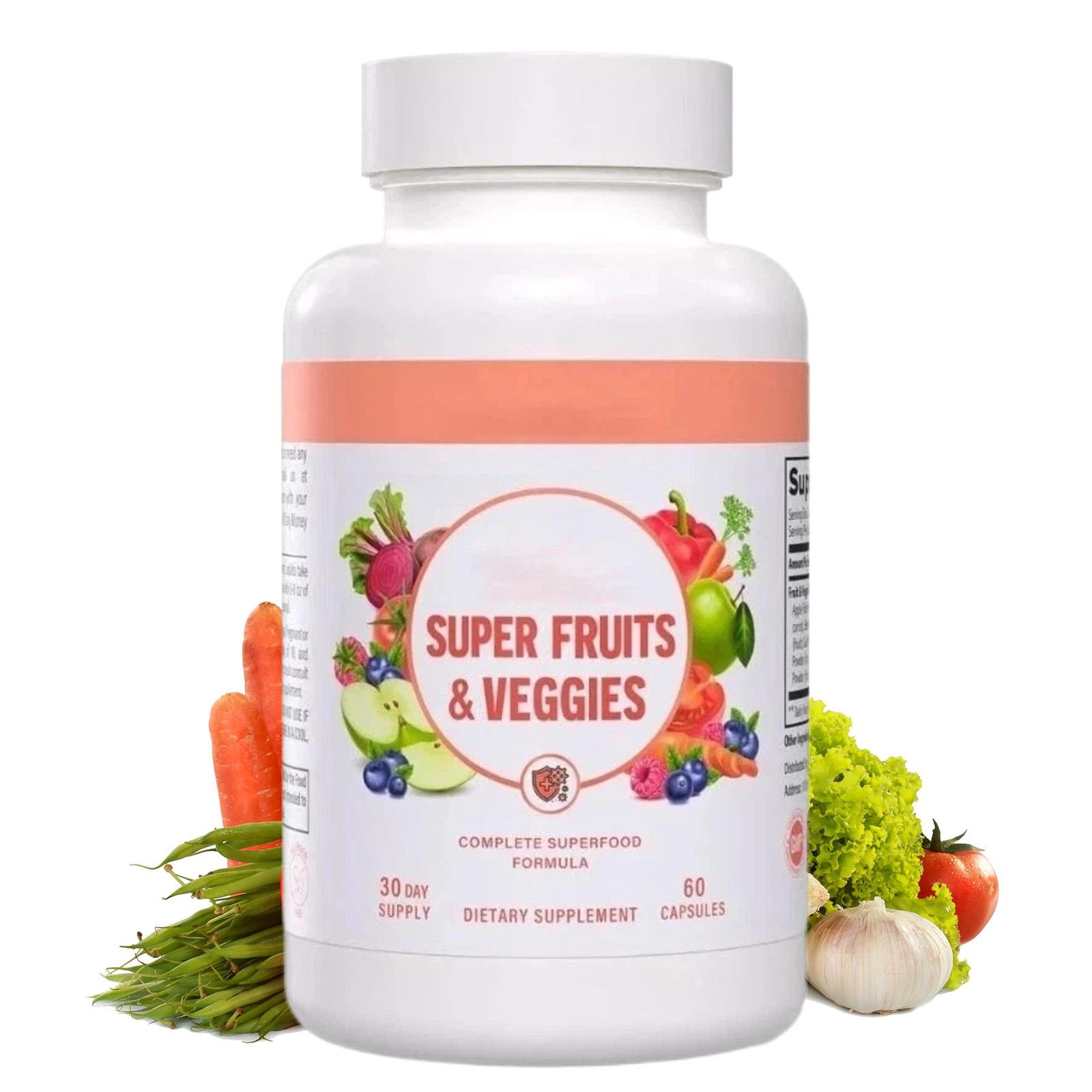 Vital Super Superfood and Veggies Powerful Daily Fruits 60 Capsules