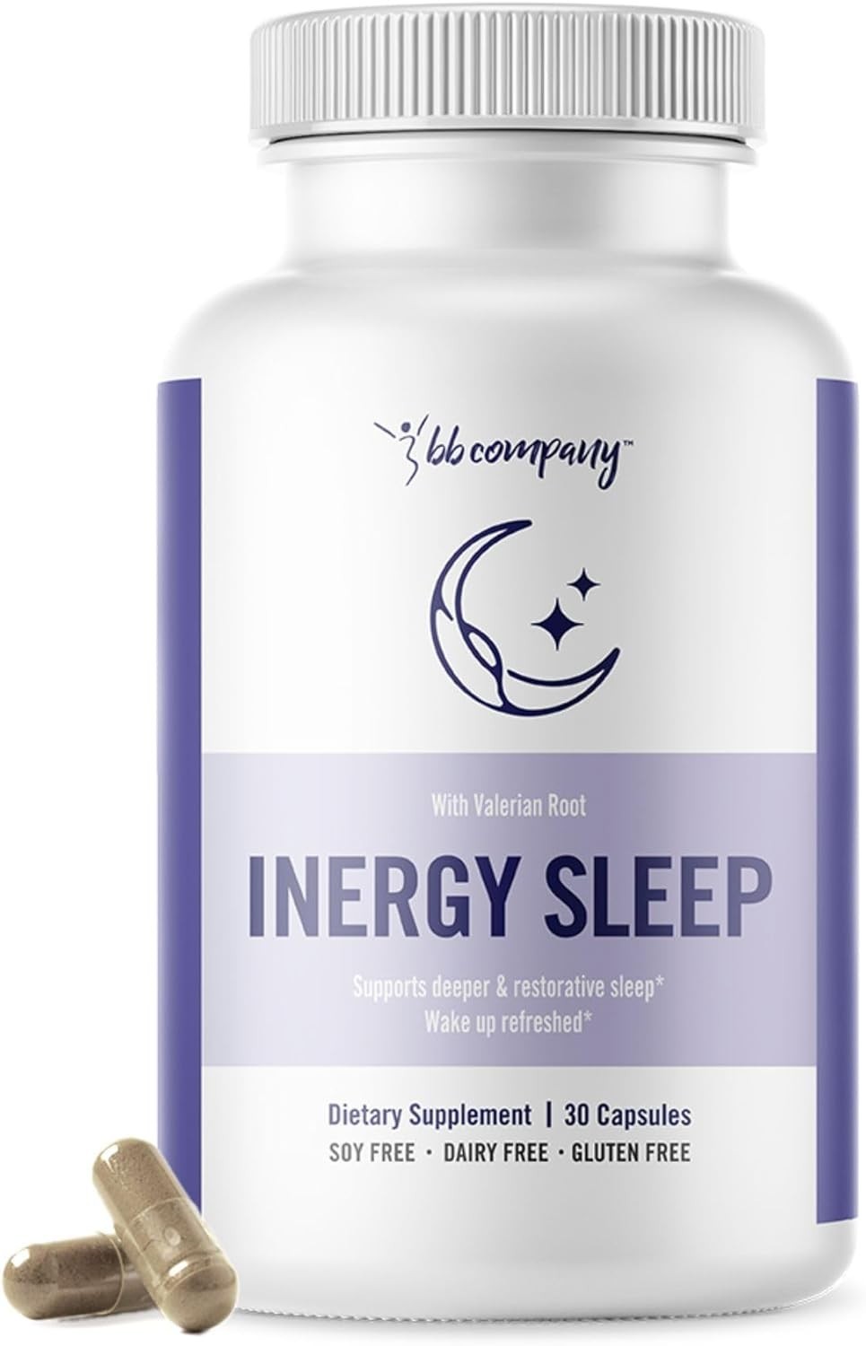 BB Company inergySLEEP | Natural Sleep Supplement & Sleep Aid for Deep Sleep