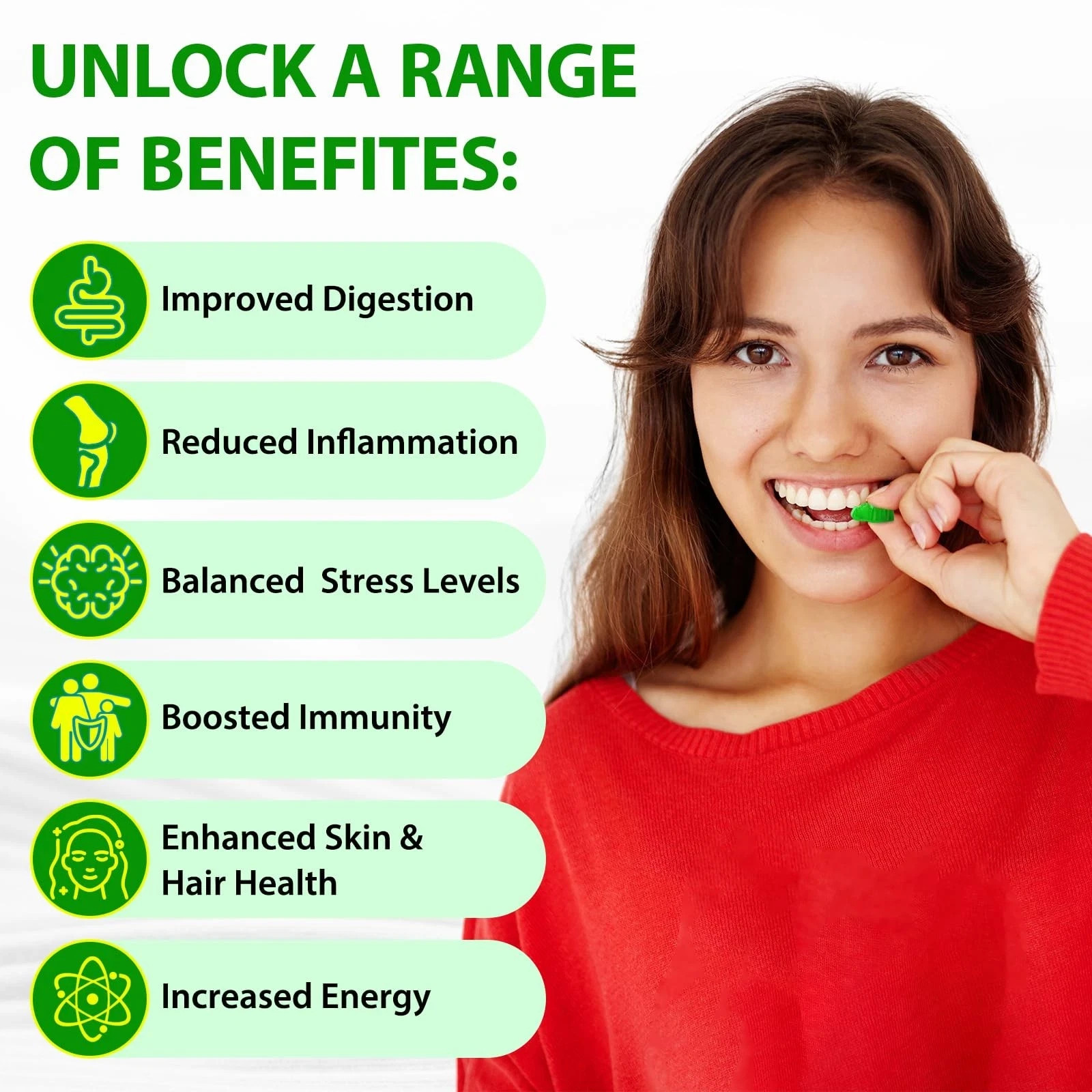 Sea Moss Gummies, Sea Moss, Bladderwrack, Ashwagandha, Burdock Root, Energy, …