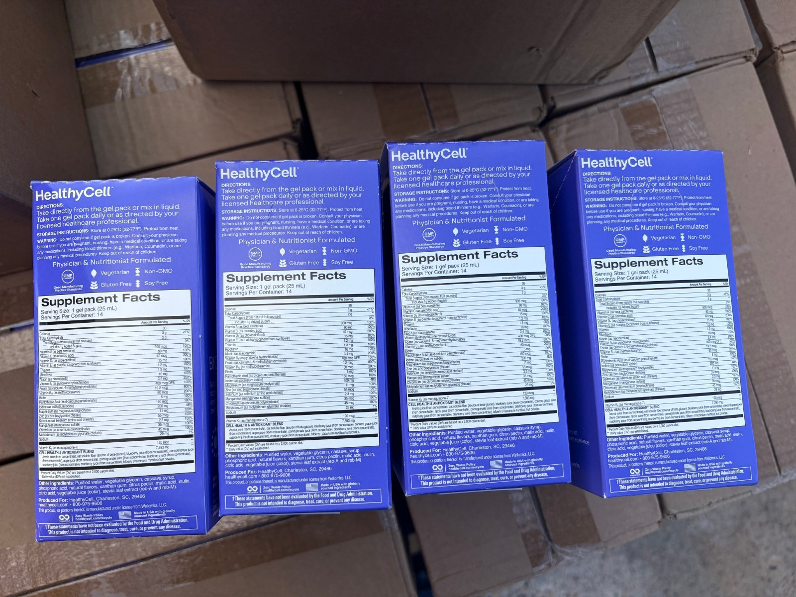 56x .84oz HealthyCell Bioactive Multi Vitamin Minerals Mixed Berry BestBy05/6/26