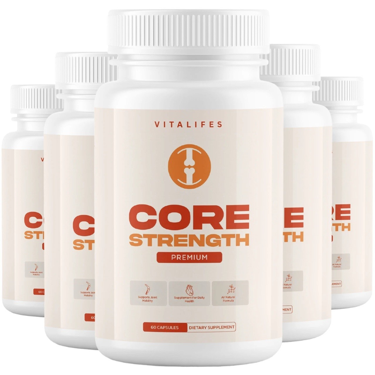 (5 Pack) Core Strength Joint Support Advanced CoreStrength Formula 60 Capsules