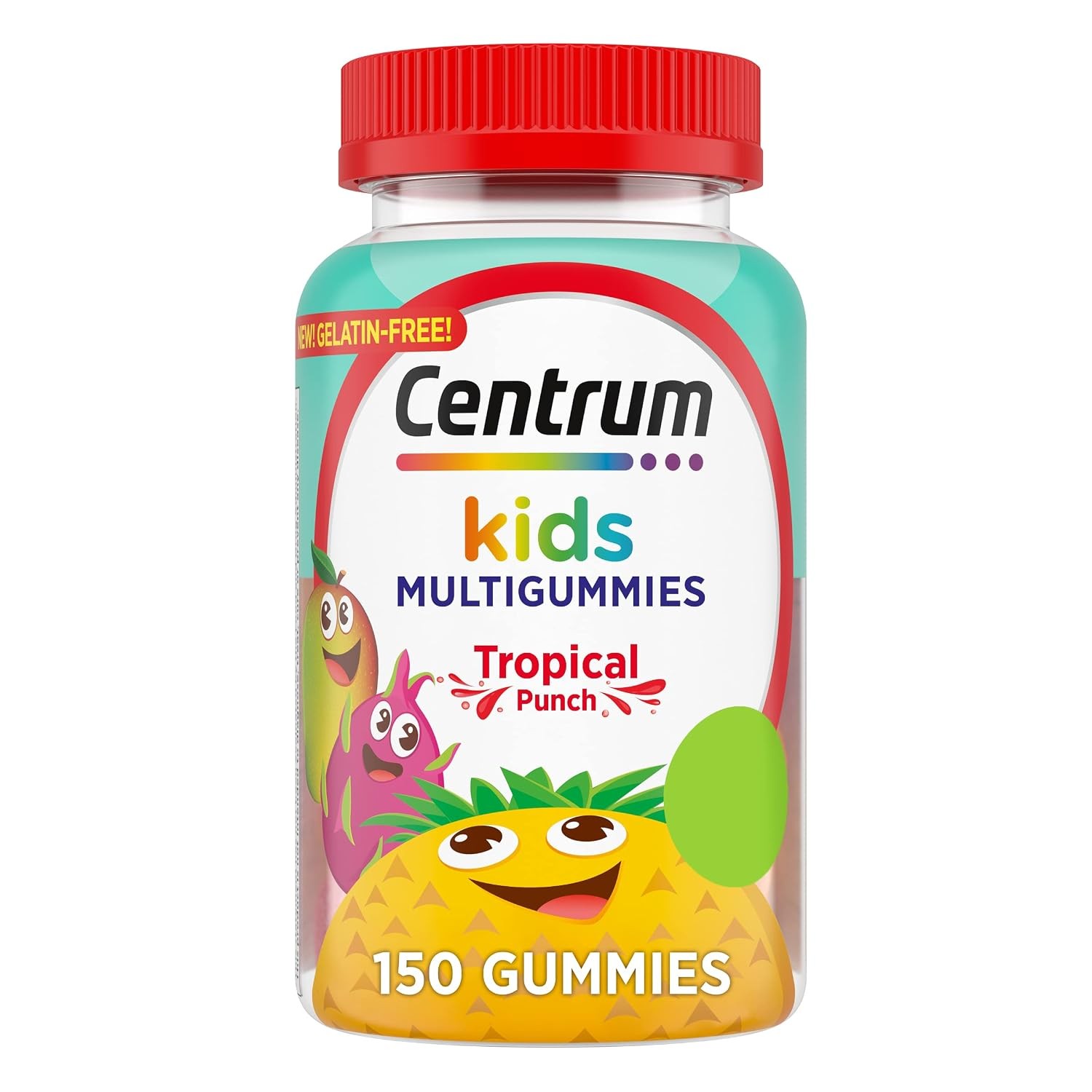 Centrum Kids Multivitamin Gummies Tropical Punch Natural Flavor Kids Vitamins