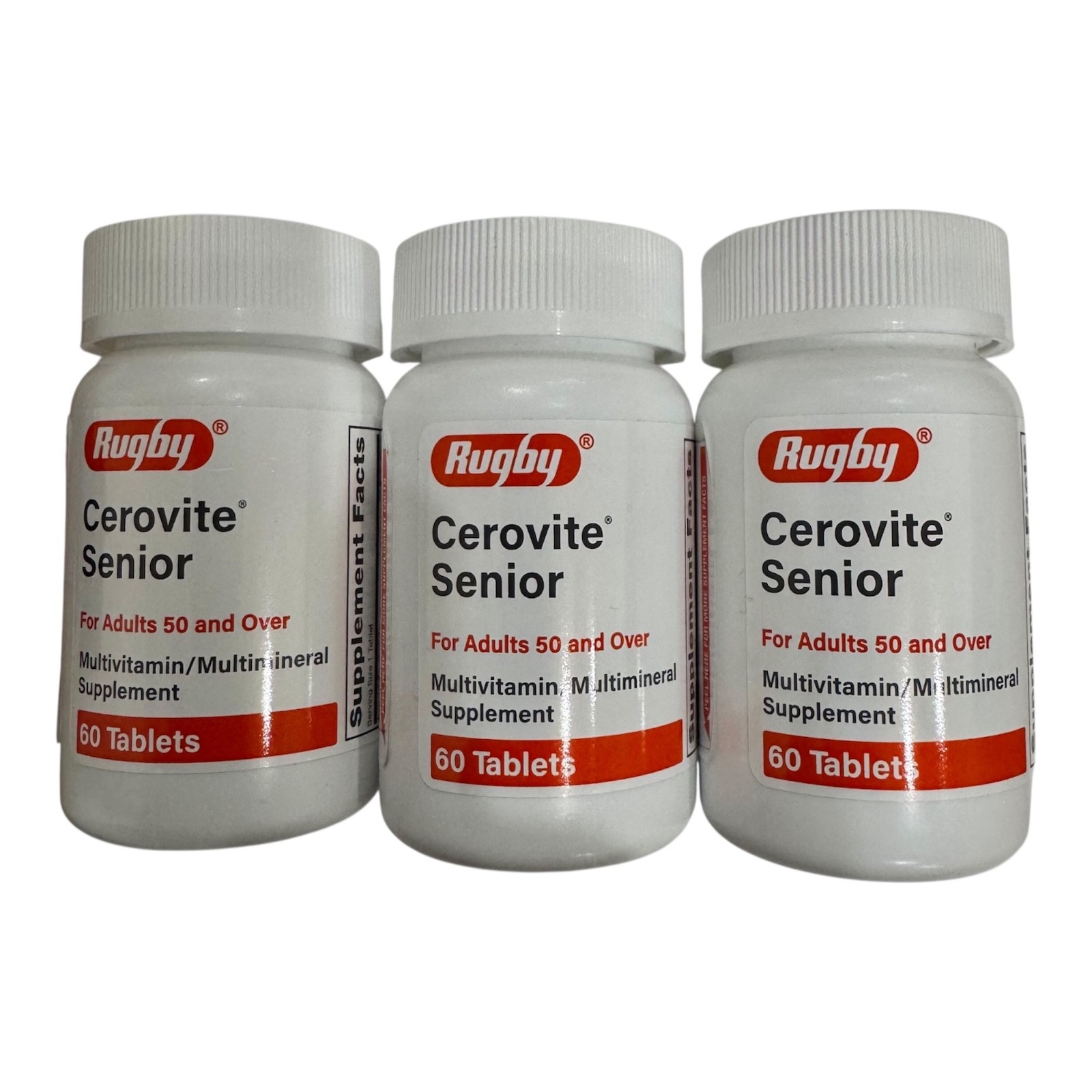 Rugby Cerovite Senior multivitamins/multimineral dietary supplement (pack of 3)