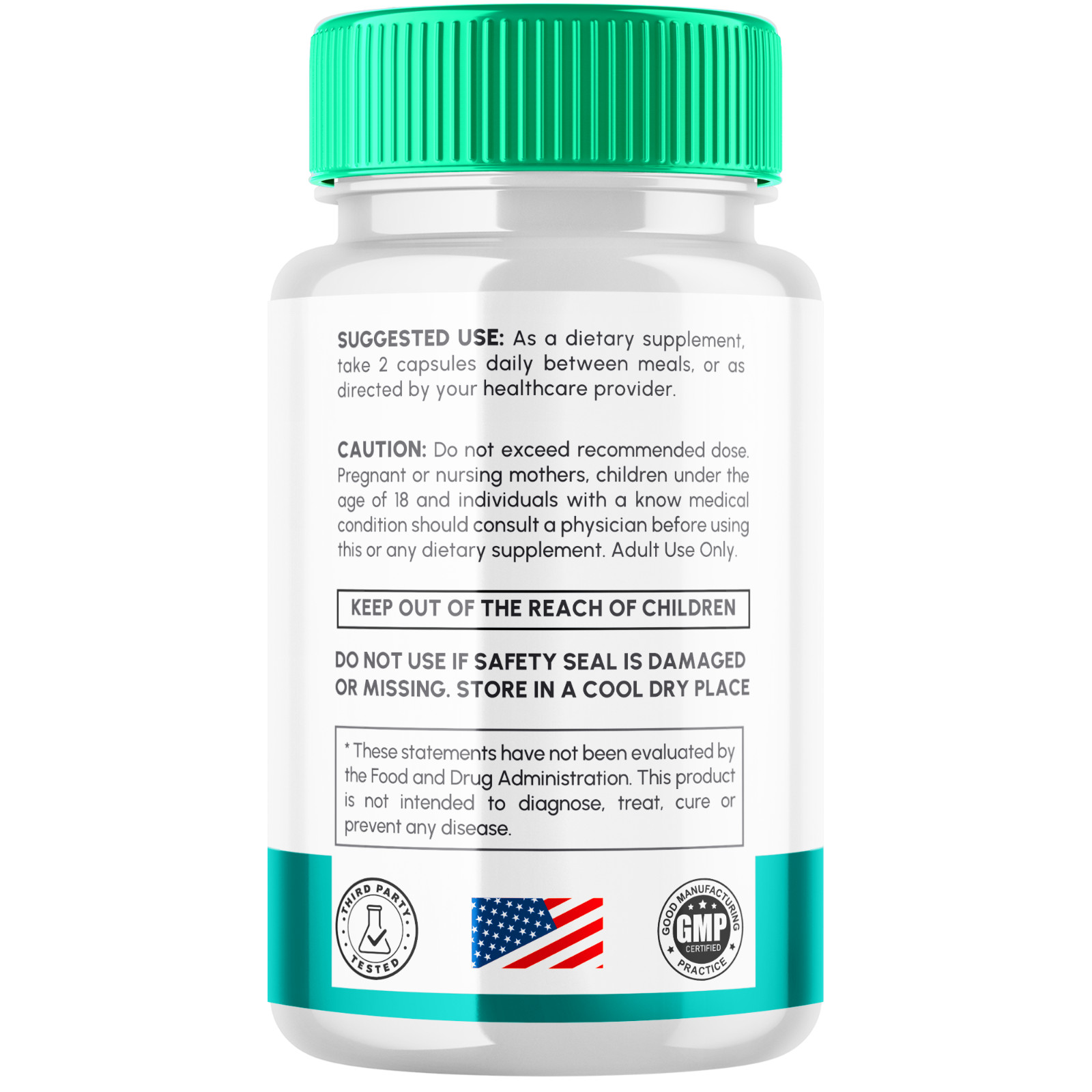 Sugar Balance Blood Flow and Health Support Pills 120 Capsules (2 Pack)