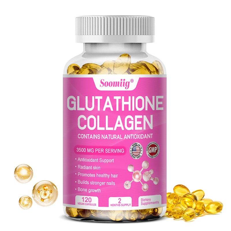 Glutathione Collagen Complex 3500 Mg Capsule Nourish The Skin Anti Aging Effect