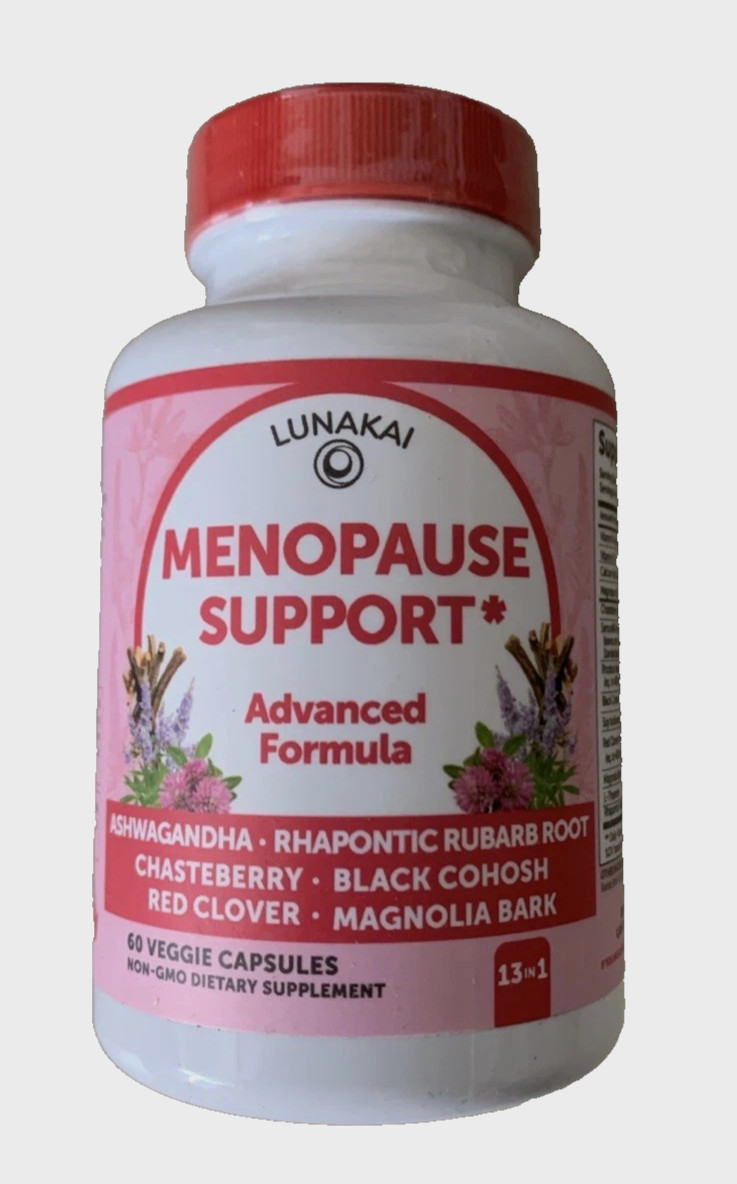 Lunakai Natural Menopause Supplements for Women 13-in-1 Relief EXP 10/28