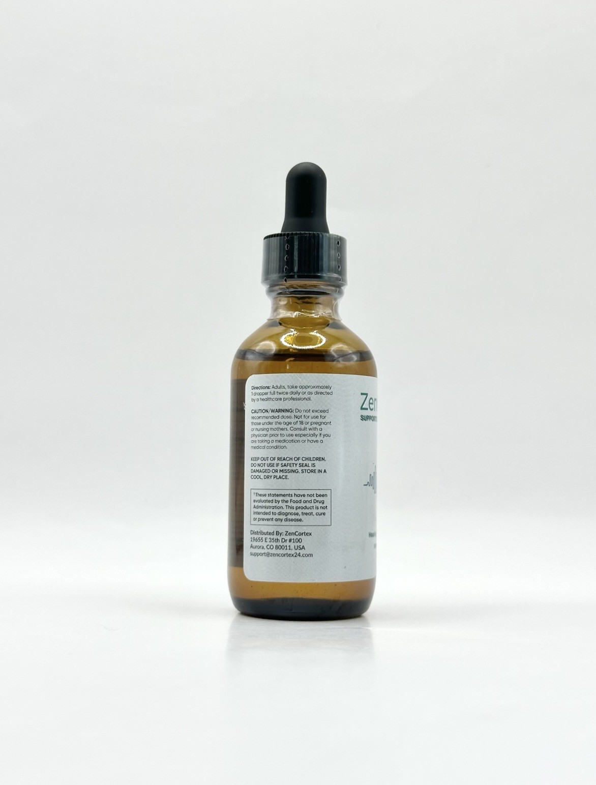 Zen Cortex Supports Healthy Hearing Support (60ml/2 Fl Oz) New