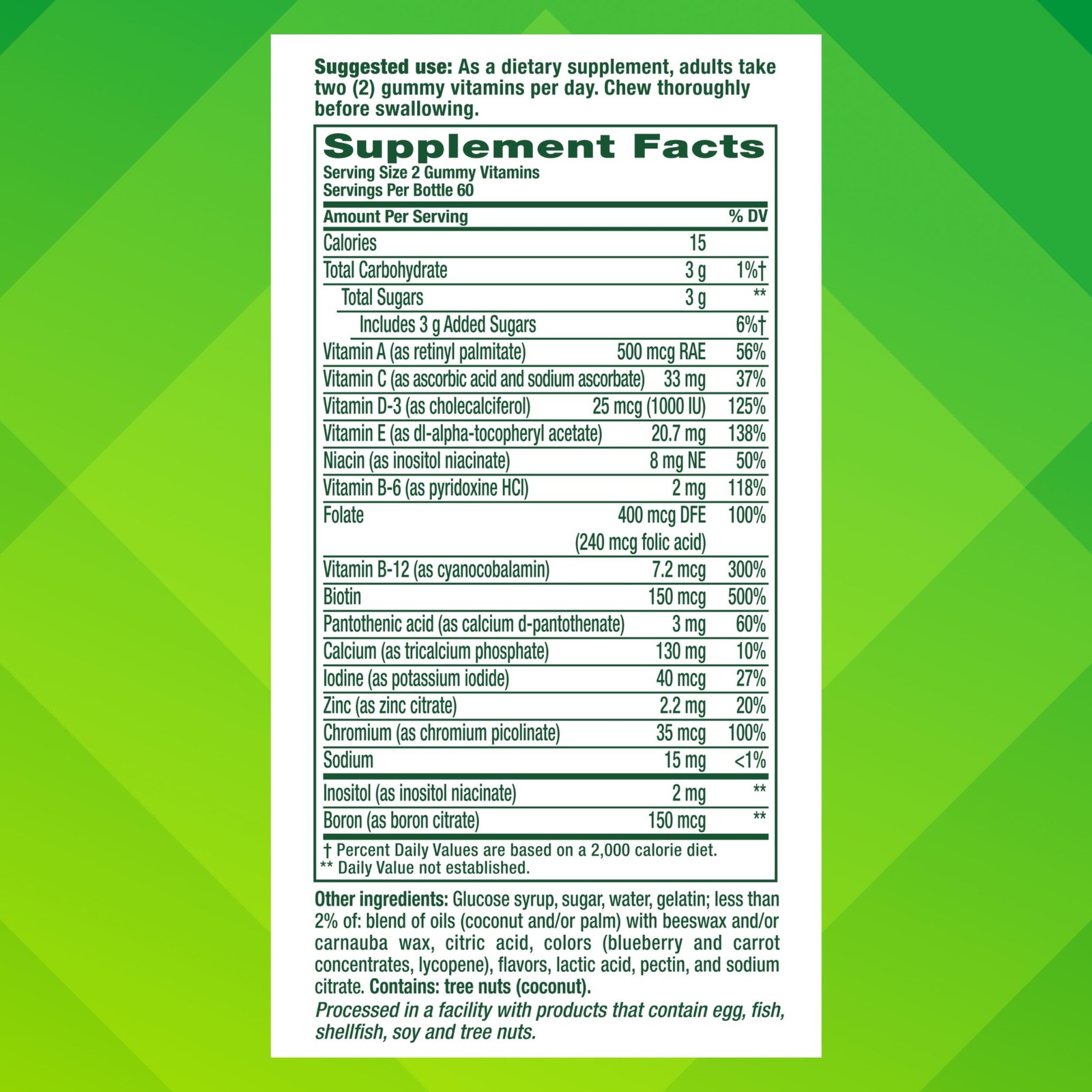 Vitafusion Adult Gummy Vitamins for Women, 120 Count 120 (Pack of 1)