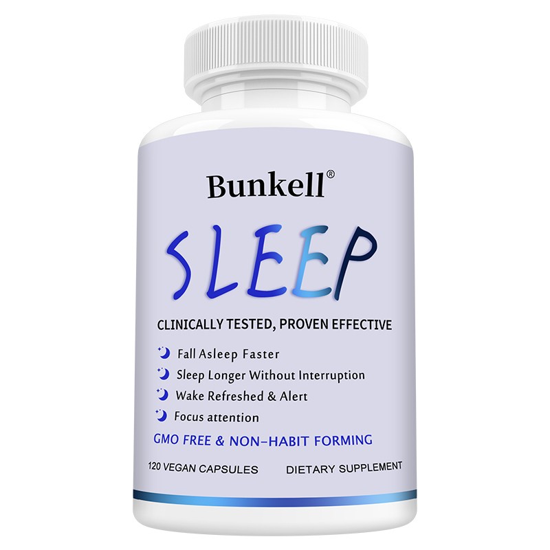 Gluten Free Natural Sleep Aid Non Habit Forming Supplement For Better Sleep