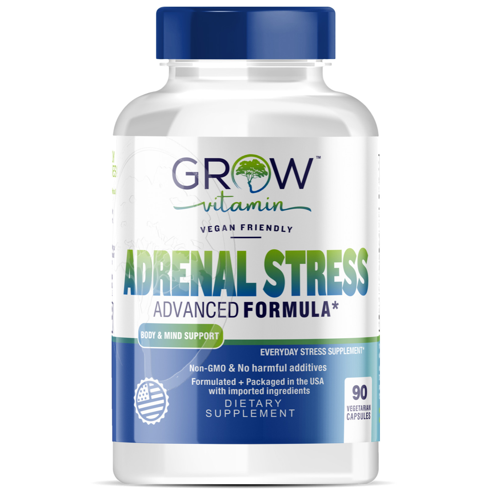 Adrenal Support Reduce Stress & Anxiety Relief Mood Support More Focus & Relaxed