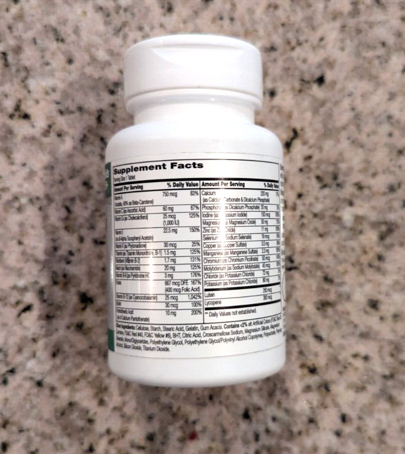 Sentry Senior, Multivitamin & Multimineral Supplement, Adults 50+, 60 Tabs 5/26
