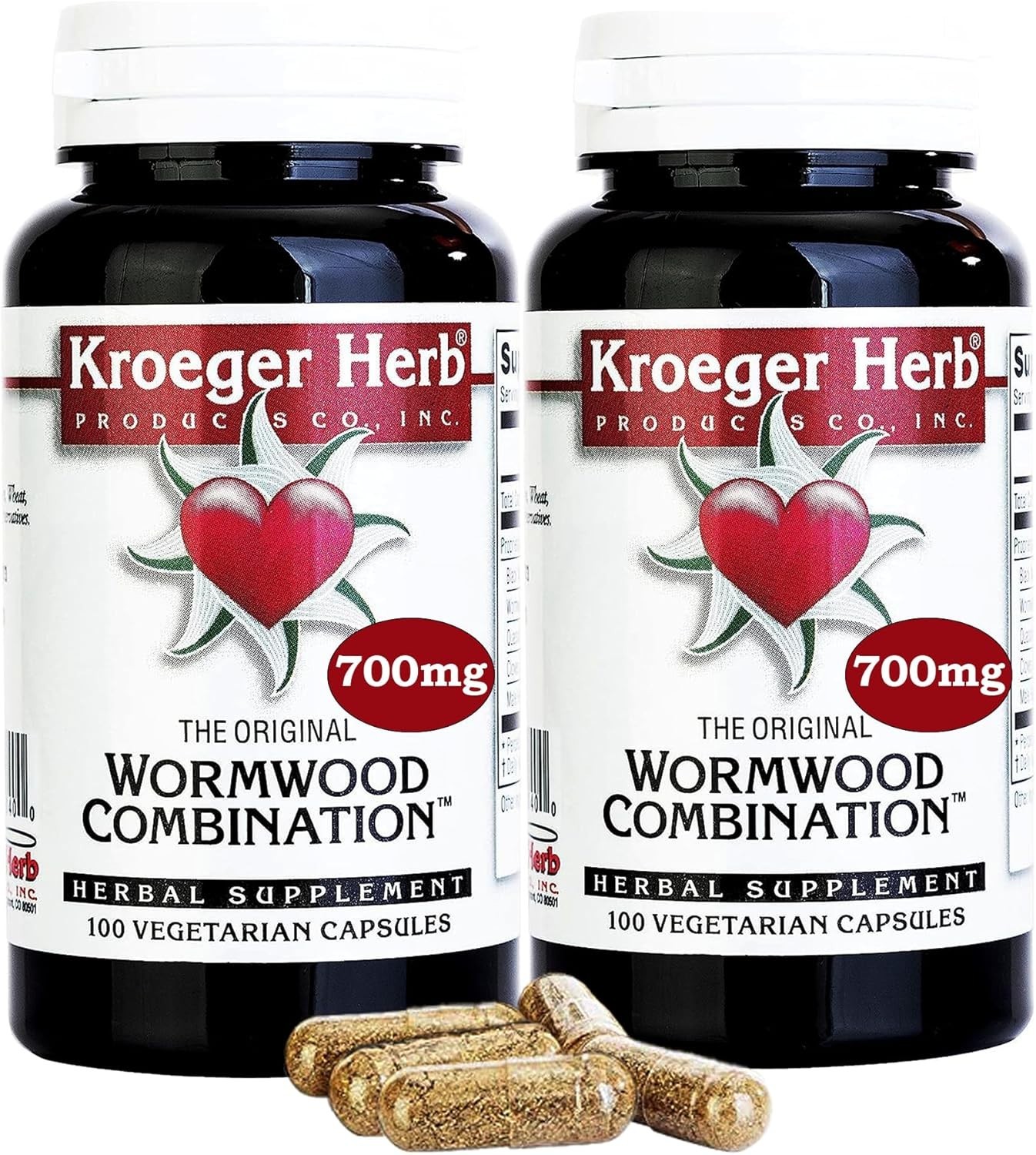 Wormwood Herb, Black Walnut, Clove, Quassia, Worm Wood Detox Cleanse – Vegetar