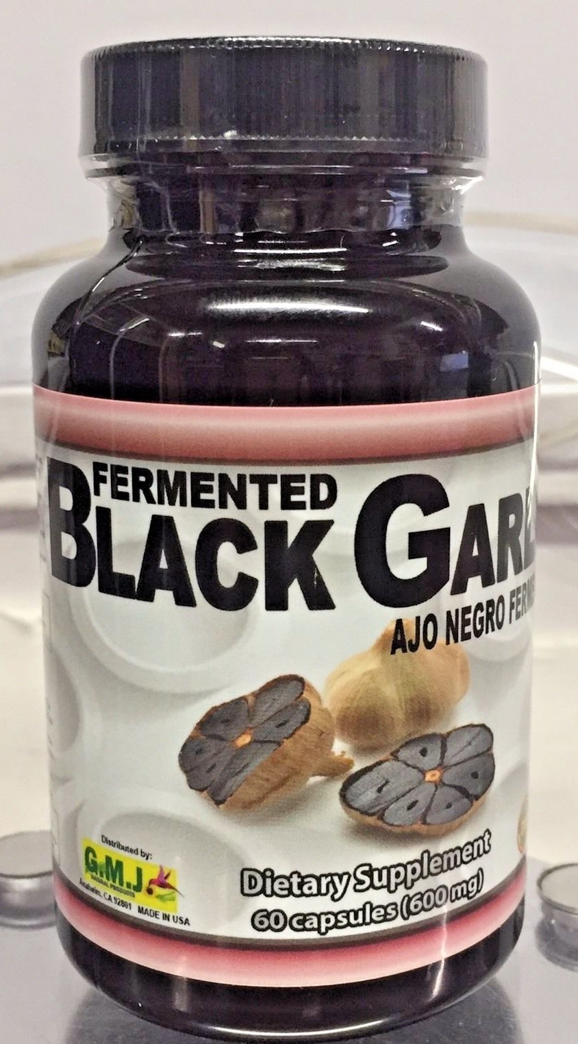 FERMENTED BLACK GARLIC 60 CAPSULES AJO NEGRO FERMENTADO CAPSULAS NATURAL
