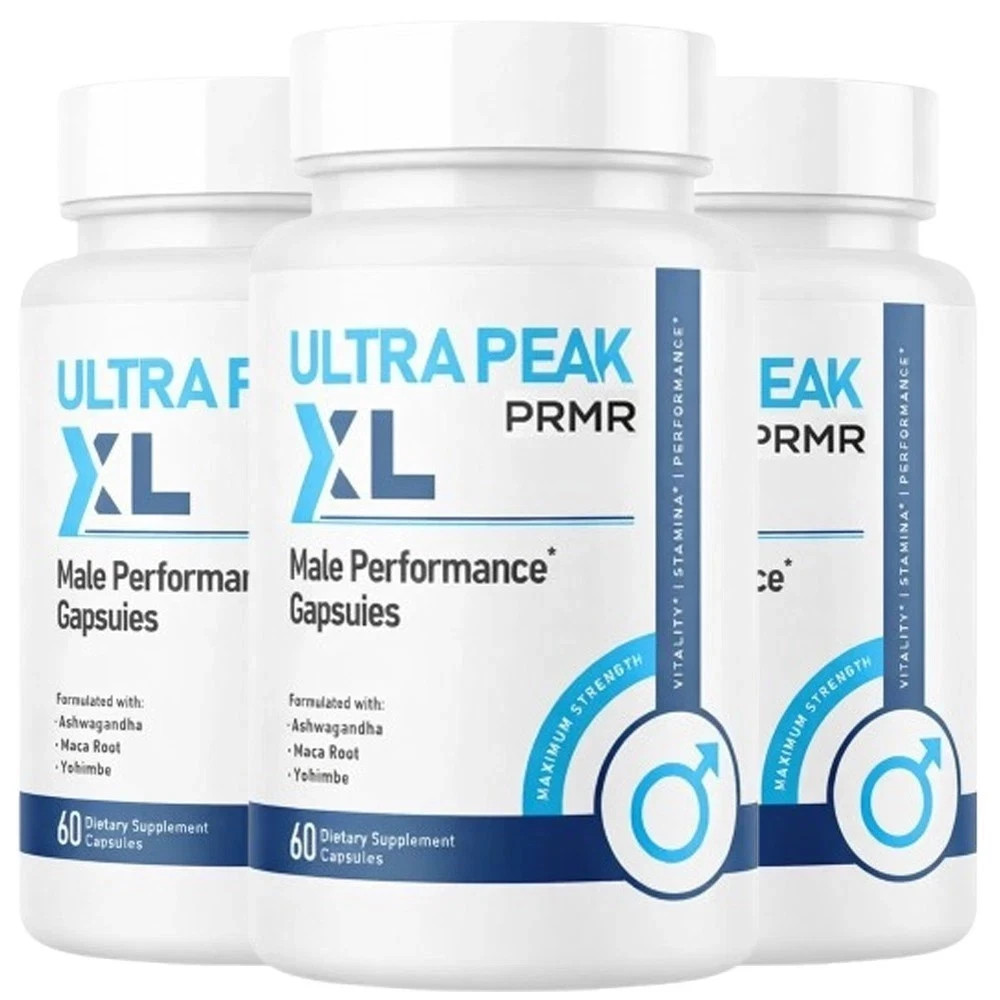(3 Pack) Ultra Peak XL Man’s Advanced Male Support Supplement – 180 capsules