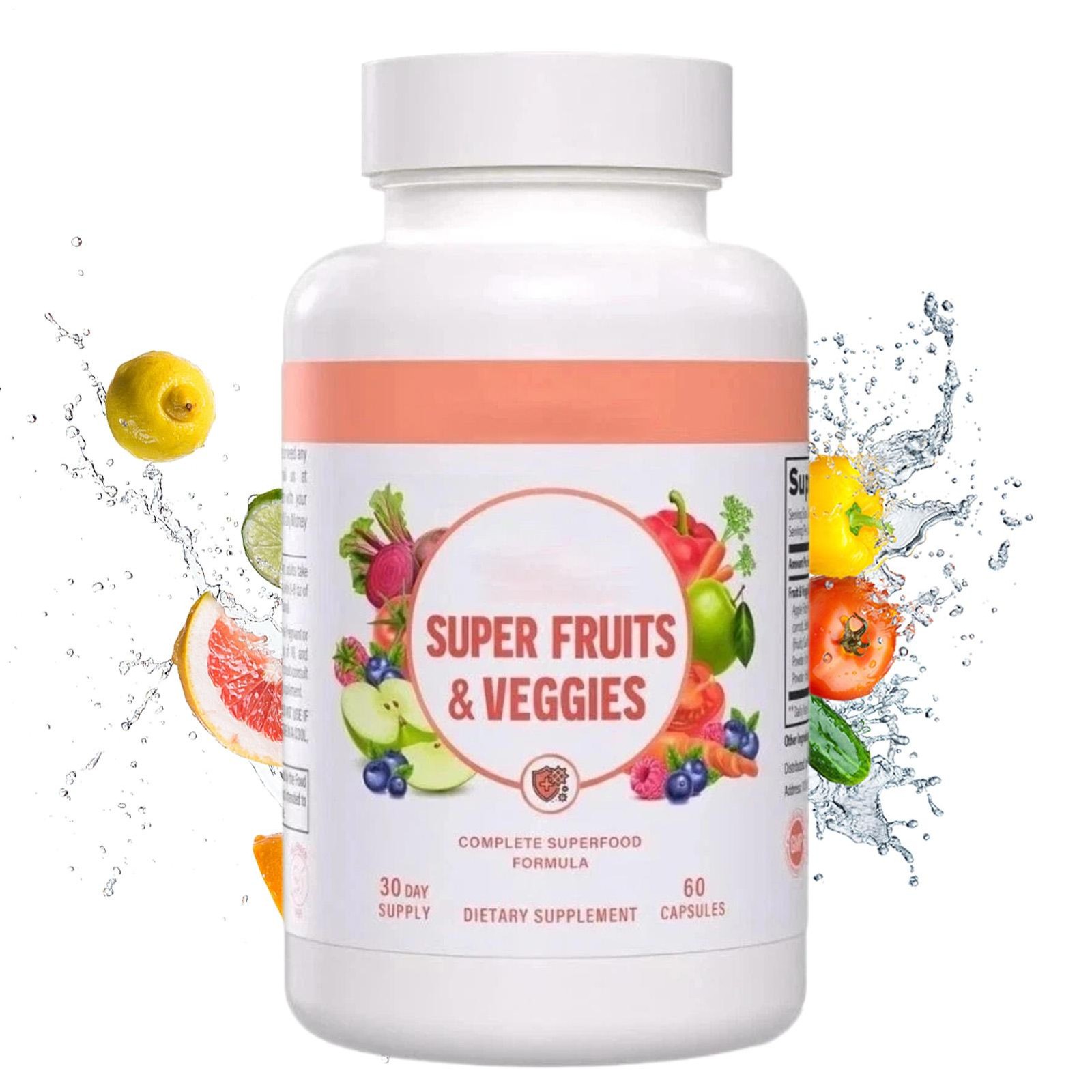 Vital Super Superfood and Veggies Powerful Daily Fruits 60 Capsules