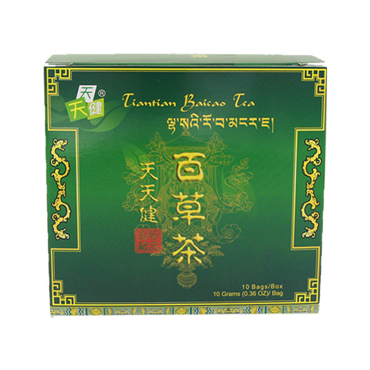 Tiantian Baicao Tea(green package)-selling NO.1（TIANTIANJIAN天天健 百草茶 –US )