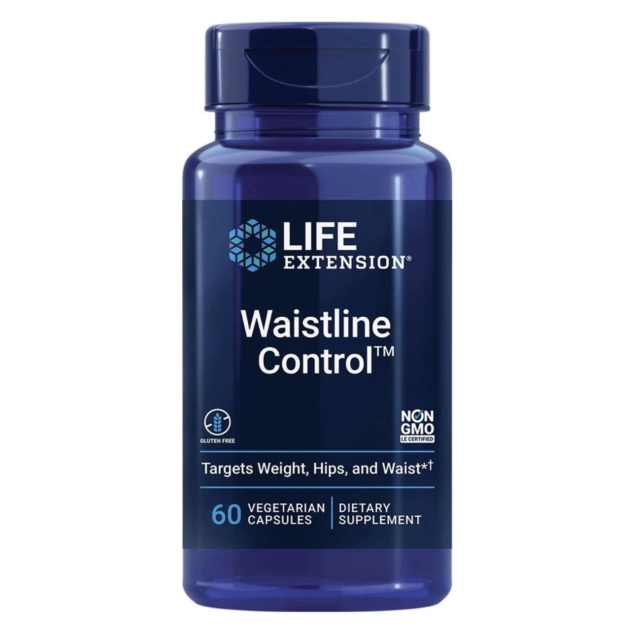 Life Extension Waist-Line Control 60 Vegetarian Capsules EXP 02/2027, NEW