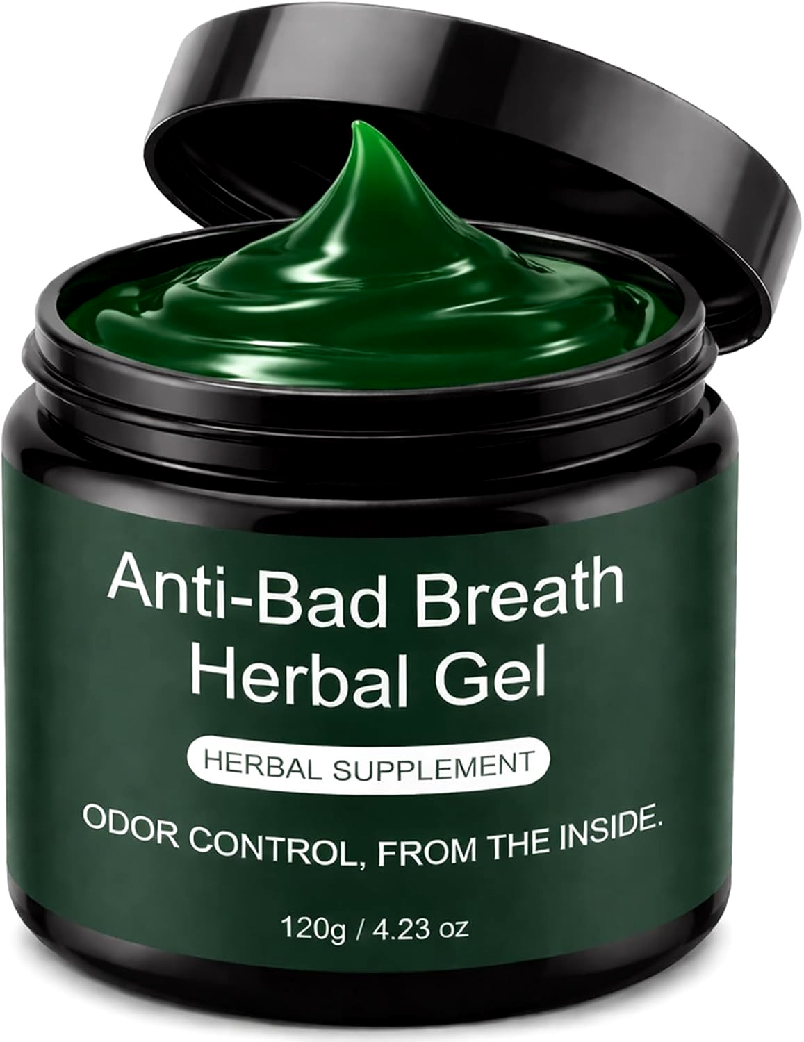 Anti-Bad Breath Herbal Gel Supplement, Internal Freshening Formula with Parsl…
