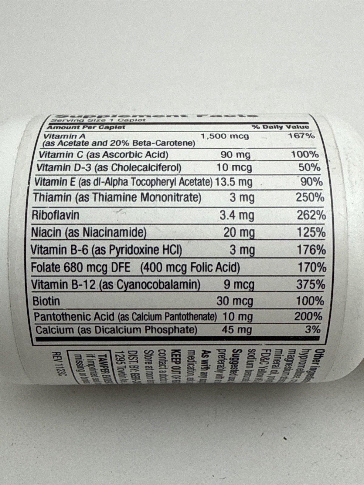 GeriCare Thera High Potency Multivitamin Nutritional Supplement 100 Caps BB 3/27