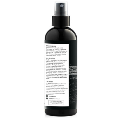 Spray de magnesio para el dolor y la tensión muscular, ayuda para dormir, 8 oz