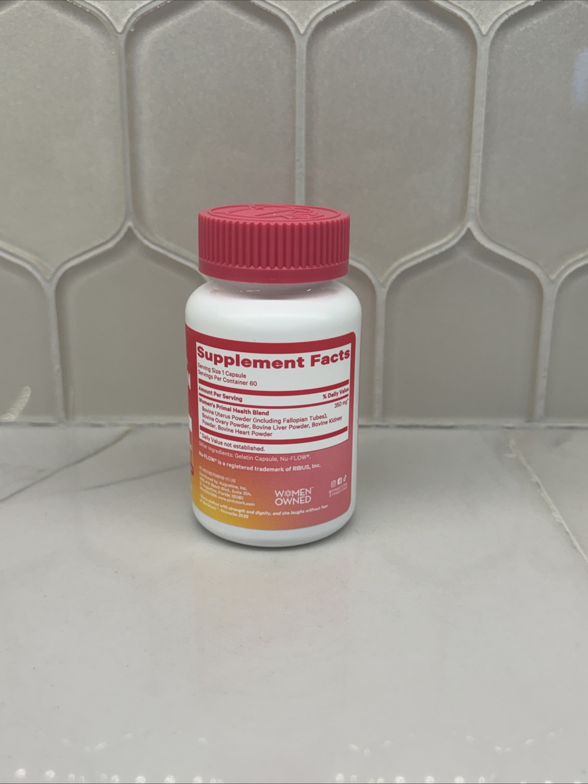 PINKSTORK Grass-Fed Beef Organ Complex 60 Capsules Hormone-Free Women