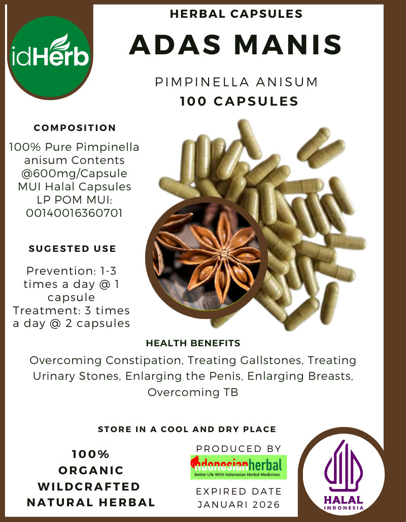 100-800 Capsules Pure 100% Aniseed Pimpinella Anisum Anise Herb Non-GMO