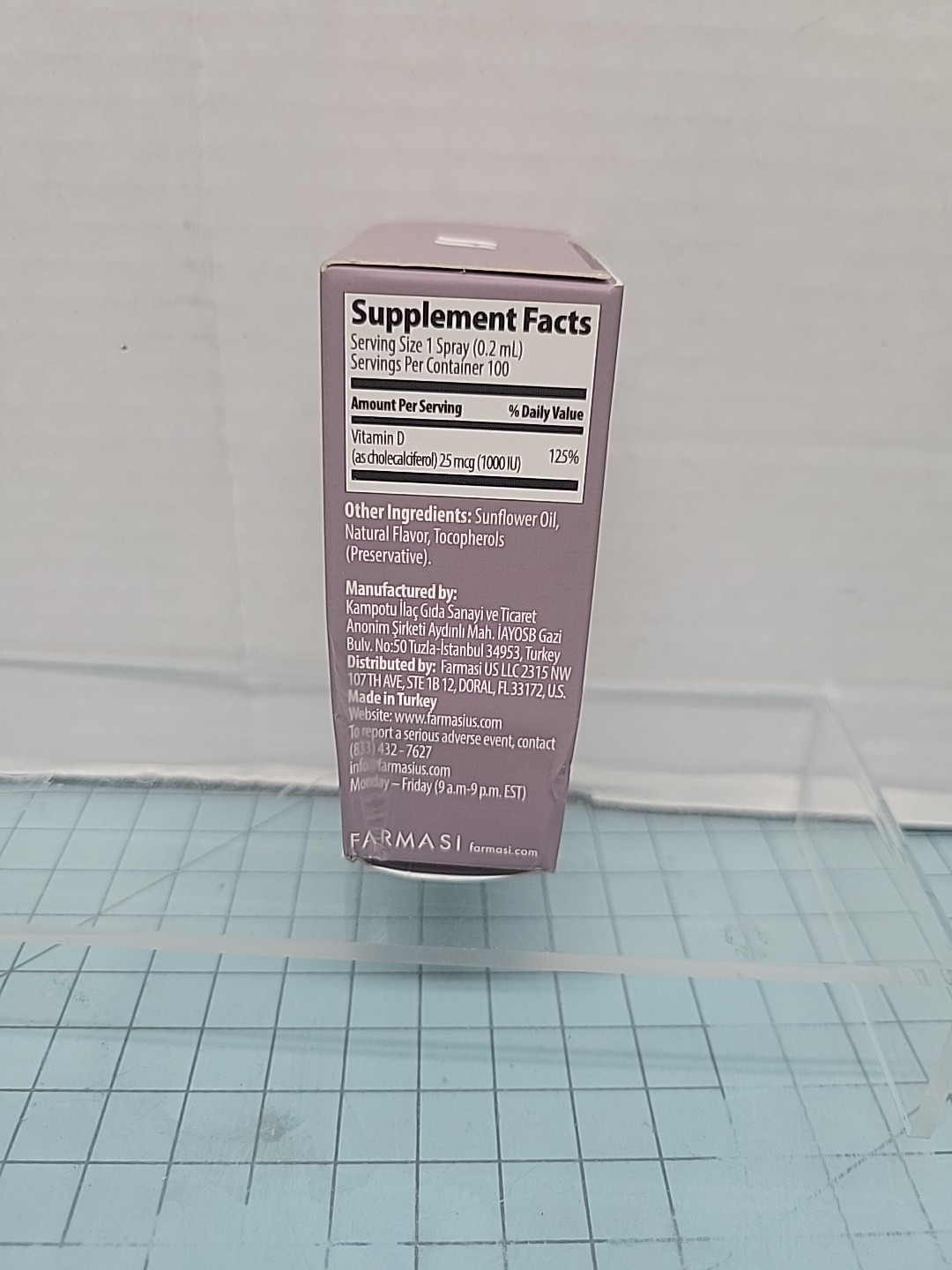Farmasi Nutriplus Vitamin D3 & K2 Spray 20 ml./0.6 fl.oz.