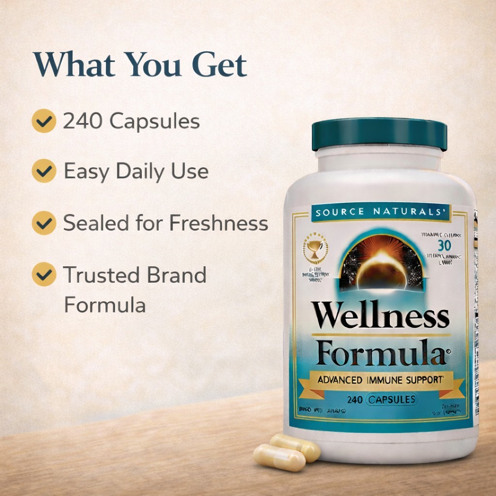 Source Naturals Wellness Formula Herbal Defense Complex – 240 Capsules